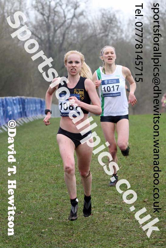 Senior womens Inter Counties Cross Country, Prestwold Hall, Loughborough. Photo: David T. Hewitson/Sports for All Pics